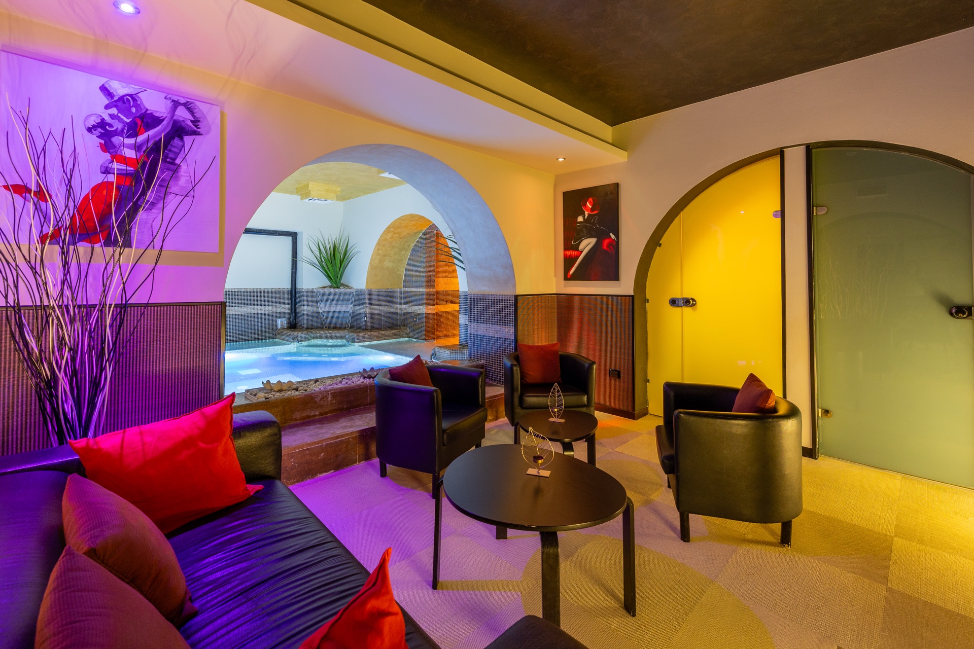 Zona relax della SPA Marine
